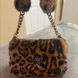 Guess faux fur bag